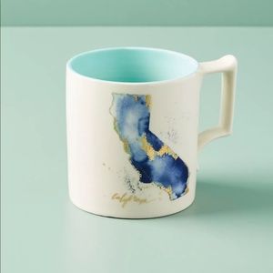 Anthropologie Whitney Winkler Home State Mug California NWT